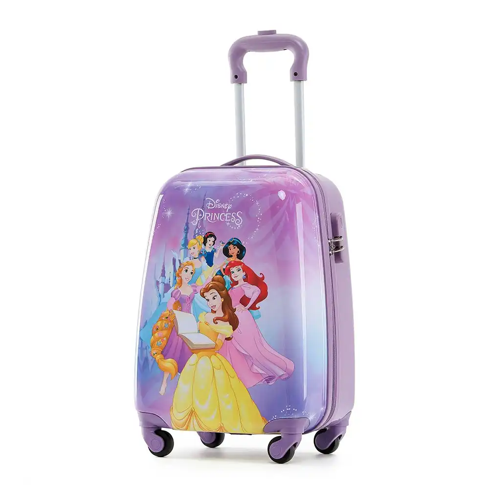 Disney Princesses Kids 45L/17" Onboard Trolley Case Travel Luggage Suitcase