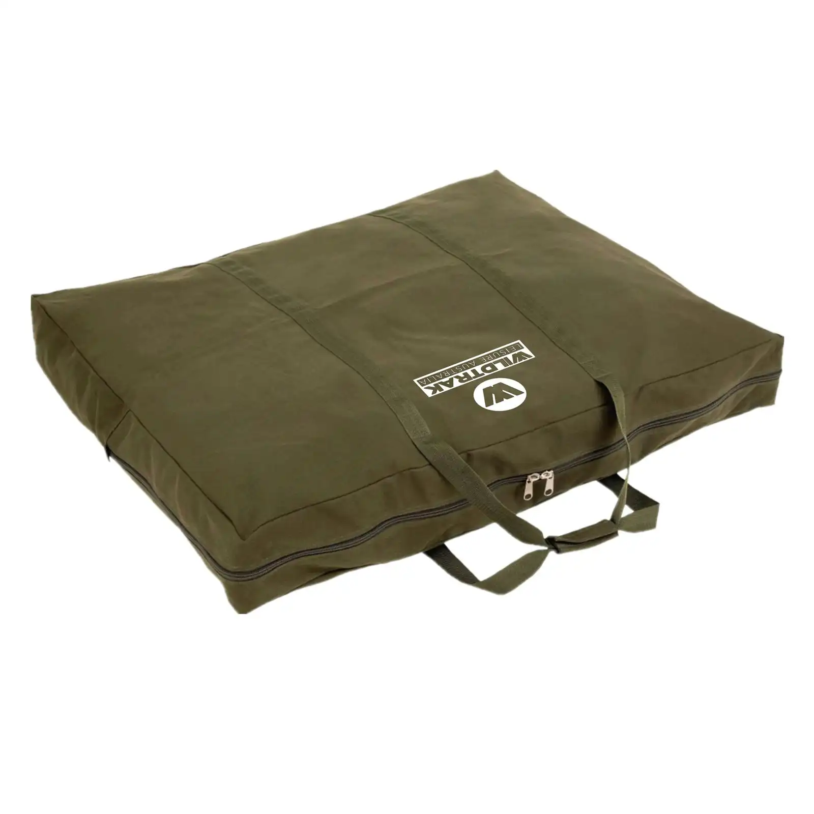 Wildtrak 110x65cm Cotton Canvas Furniture Bag Medium Camping Storage Moss Green