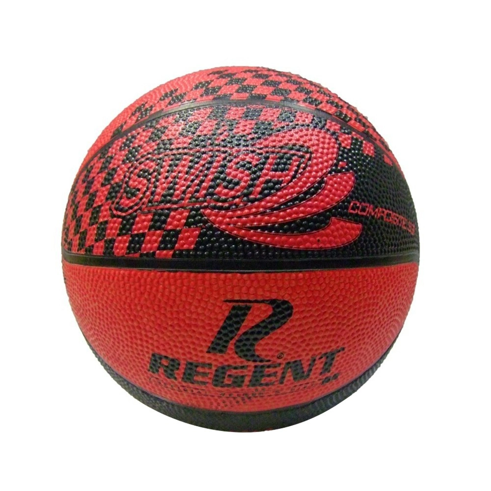 Regent Swish Indoor/Outdoor Training Basketball Size 3 Synthetic Rubber RED/BLK