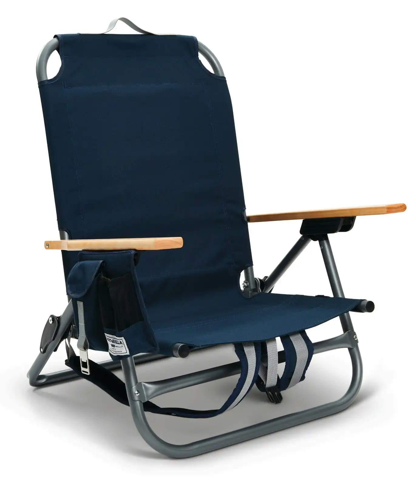 Sport Brella Sunsoul Folding Backpack Outdoor Beach/Camping Chair/Seat Blue