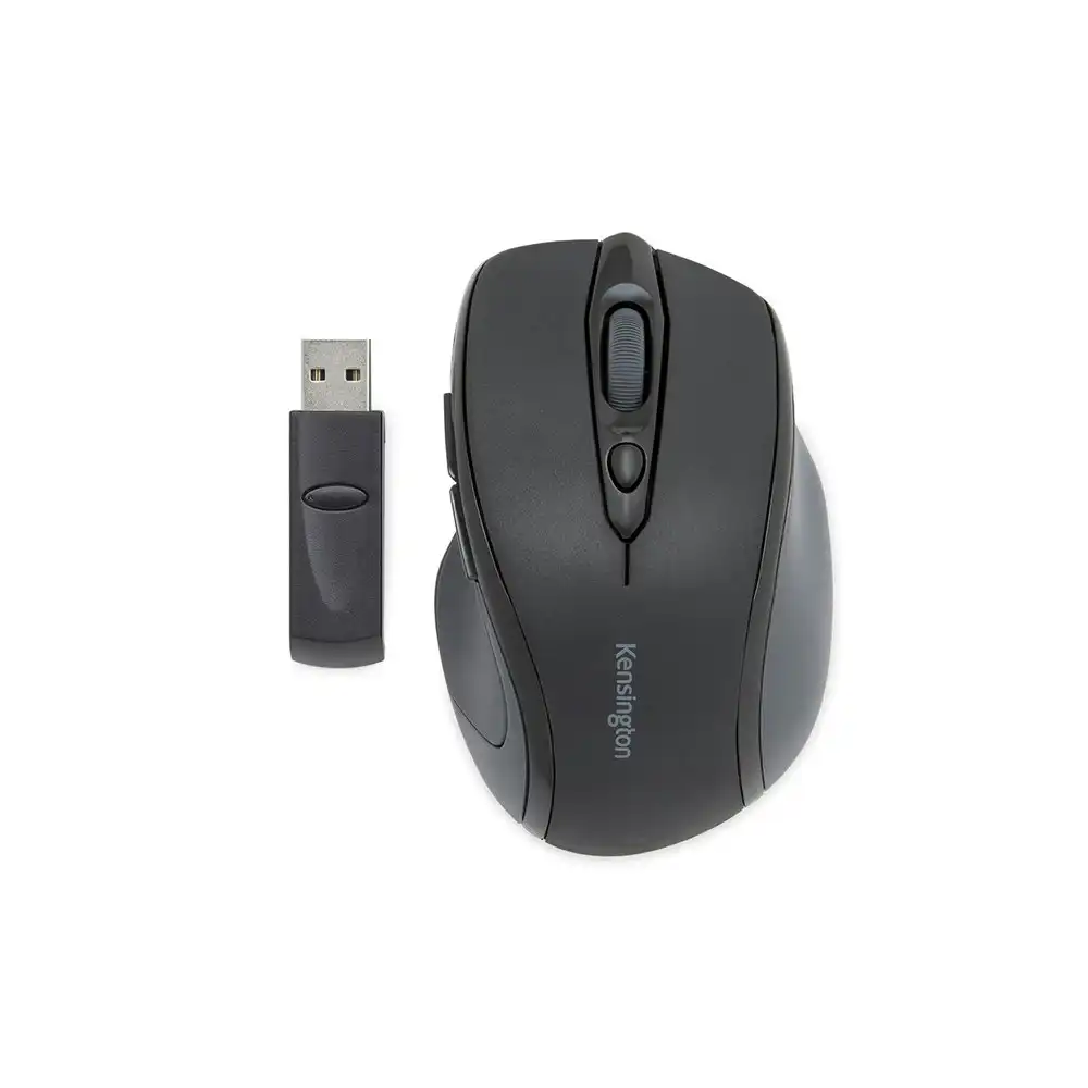 Kensington Pro Fit Mid Size Wireless Mouse 2.4GHz Optical For PC/Laptop Black