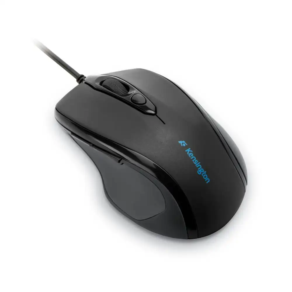 Kensington Pro Fit Mid Size Wired USB Mouse Optical For Computer/Laptop Black
