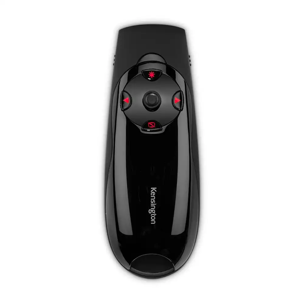 Kensington Wireless Presenter Expert Red Laser Remote w/ USB Receiver Black