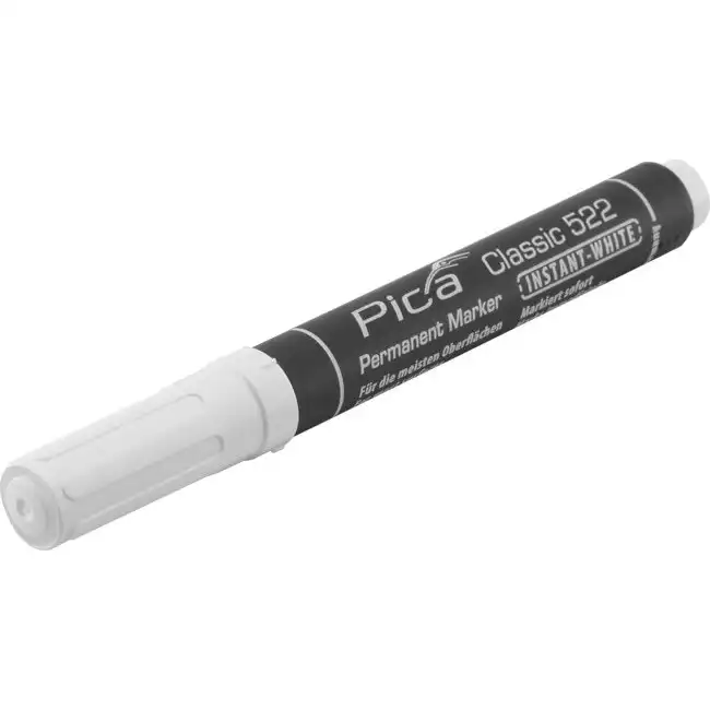 Pica Classic 532 1-4mm Instant White Water-Based Ink Permanent Marker Pen WHT