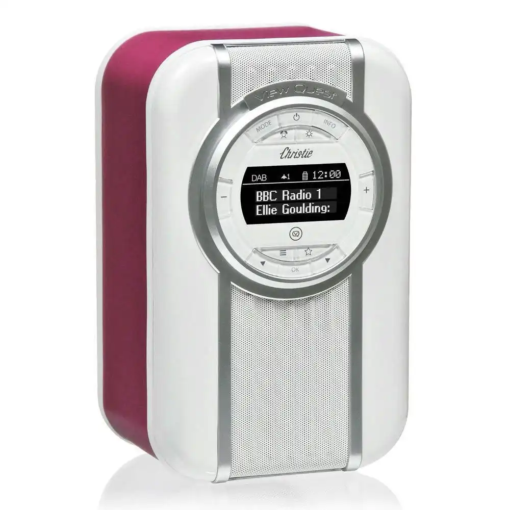 View Quest Purple Christie DAB+ FM Digital Radio/NFC Bluetooth Portable Speaker