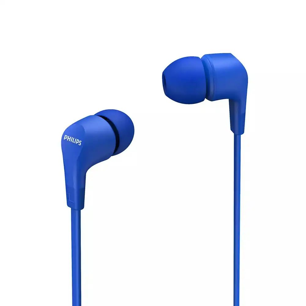 Philips 1000 Series In-Ear Wired Headphones w/ Microphone Blue Music/Audio