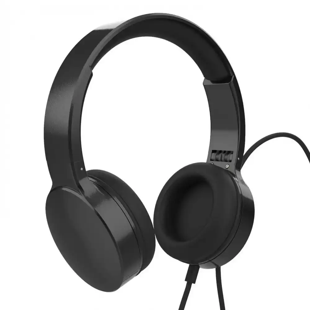 Laser Wired Foldable Headphones With 40mm Drivers/3.5mm Audio Jack Connection BL