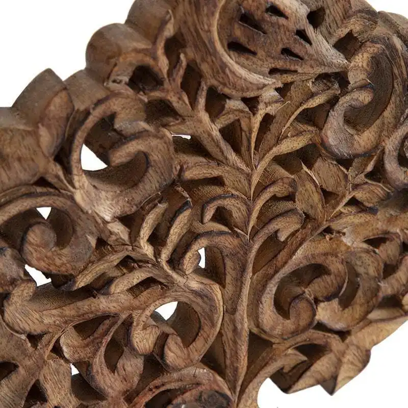 Willow & Silk Handmade 20cm Wooden Tree of Life Tea/Coffee Trivet
