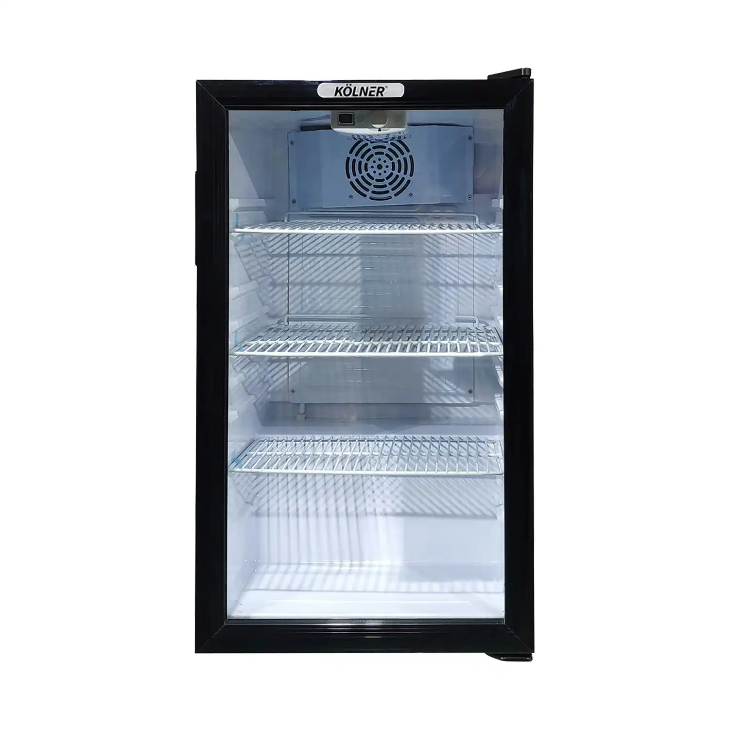 Kolner 100L Mini Bar Fridge Glass Door Beverage Cooler Drinks Refrigerator