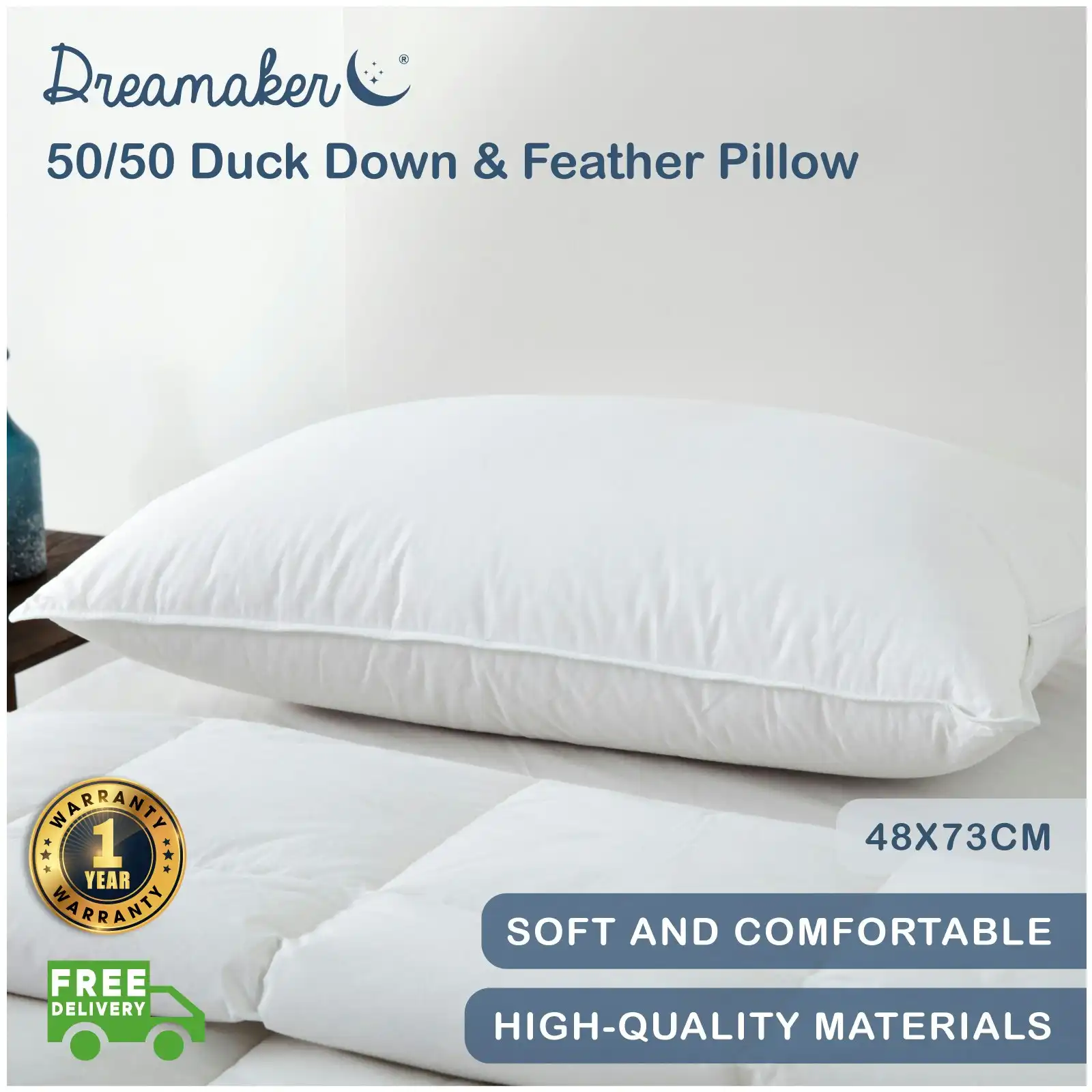 9009402 Duck Down & Feathre Pillow