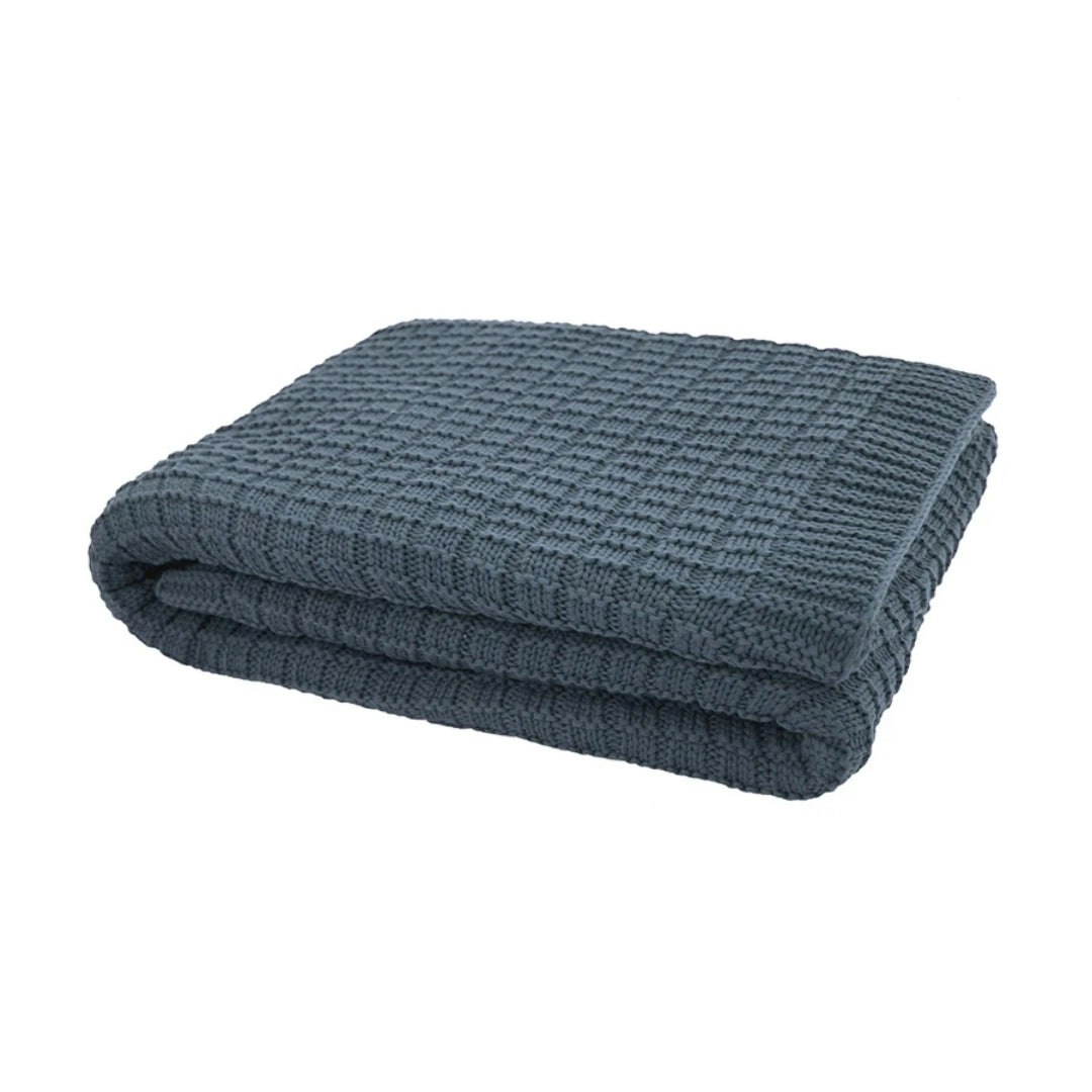 Bambury Tanami Bluestone Throw Rug