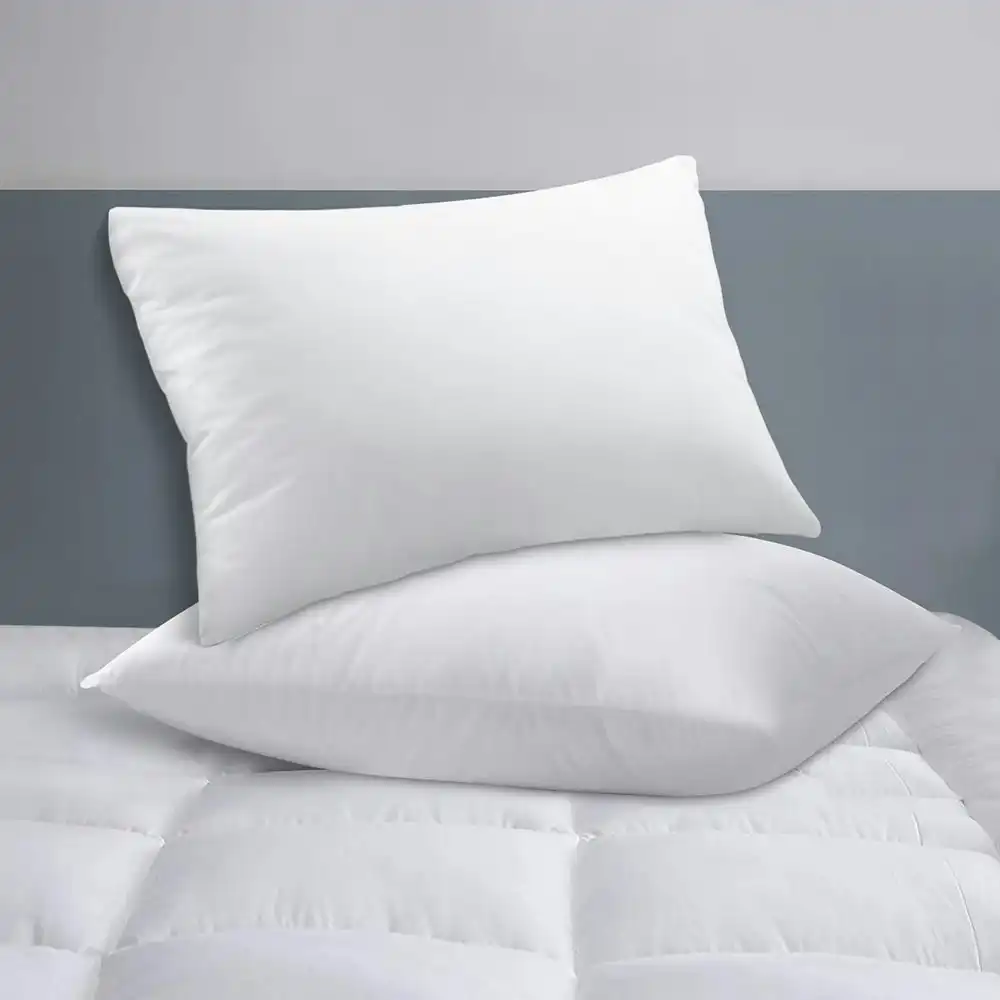 Starry Eucalypt Pillow Microfibre Twin Pack Soft Standard
