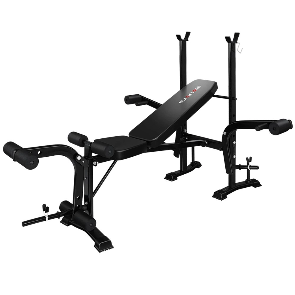 Black Lord Weight Bench 8in1 Press Multi-Station Fitness Home Gym Equipment