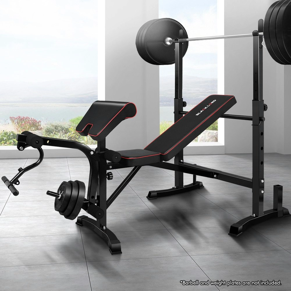 Black Lord Weight Bench 10in1 Press Multi-Station Fitness Home Gym Equipment