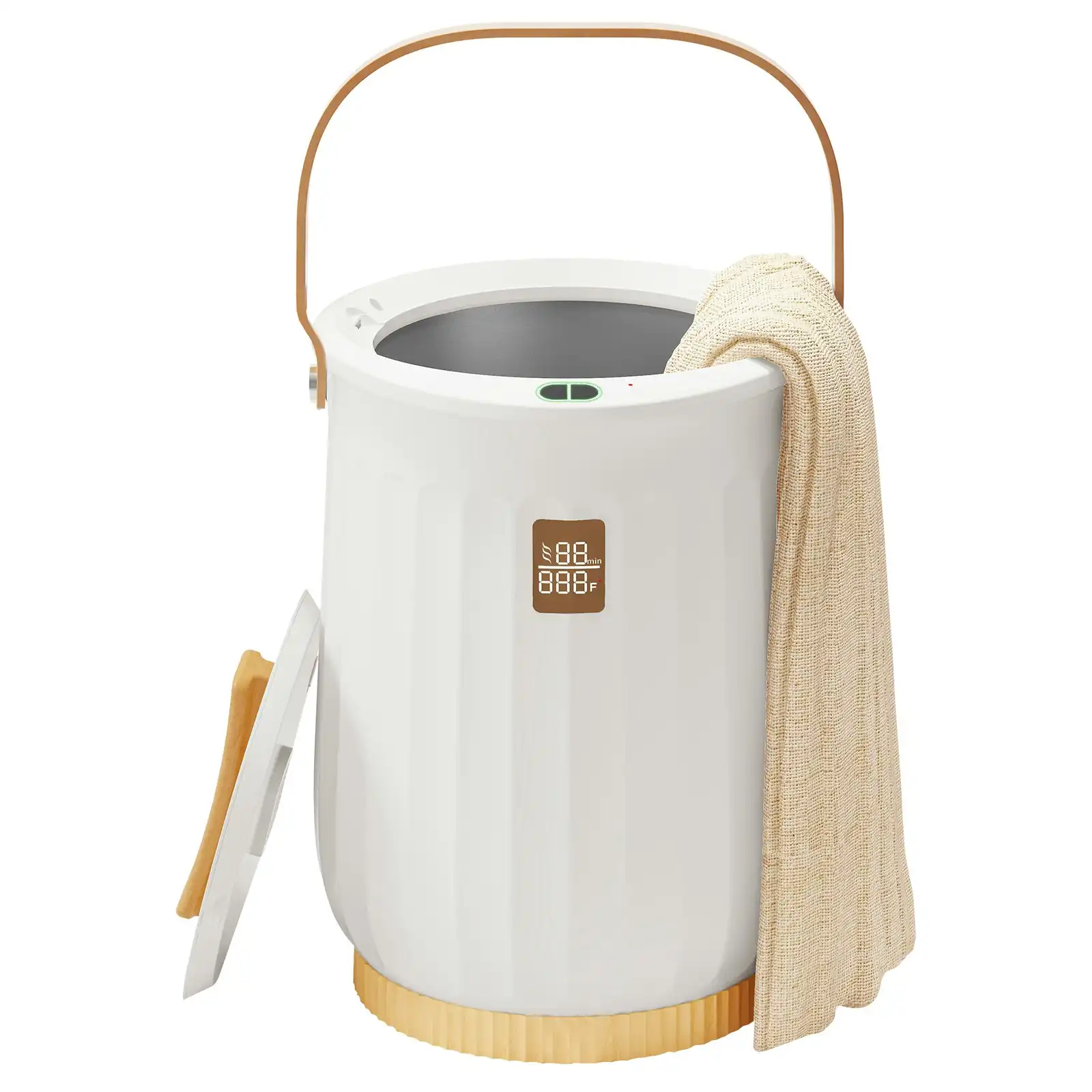 Viviendo 20L Luxury Bucket Large Towel Warmer Rapid Heat-Up with LED Display