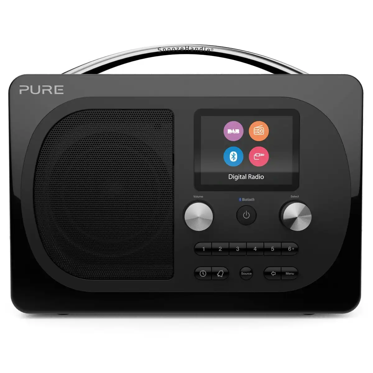 Pure Evoke H4 Prestige Portable DAB+ and FM Radio Black