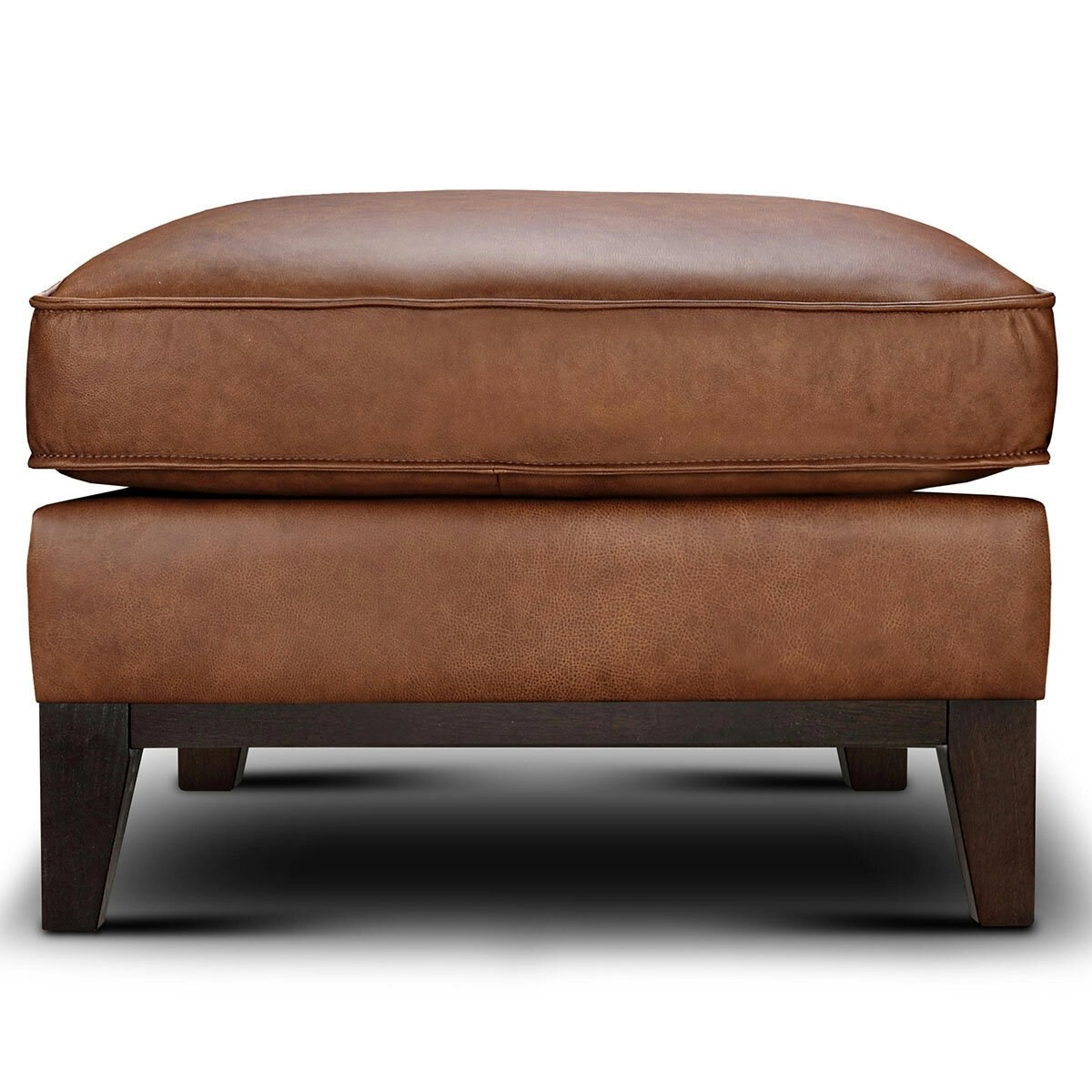 Kalona Brooklyn Leather Ottoman