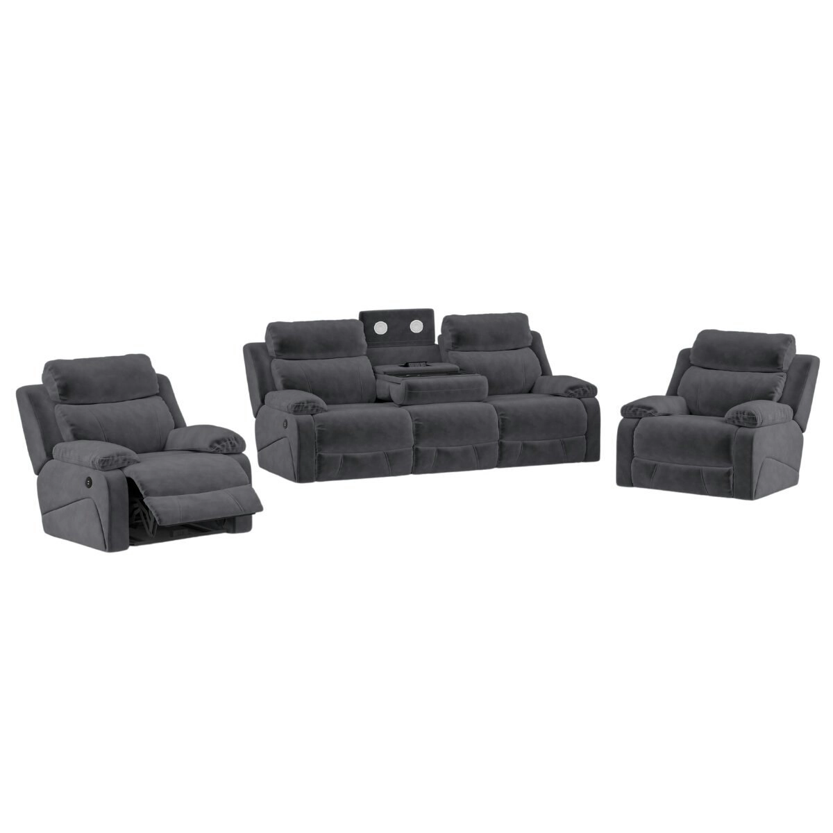 Ostro Furniture Ostro Gosford Electric Reclining Sofa Set