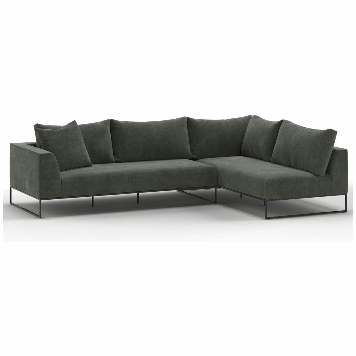 Kalona Vaeroy Modular Four Seater Left Facing Sofa Pewter