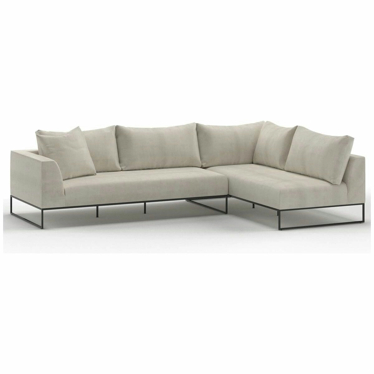 Kalona Vaeroy Modular Four Seater Left Facing Sofa Pearl