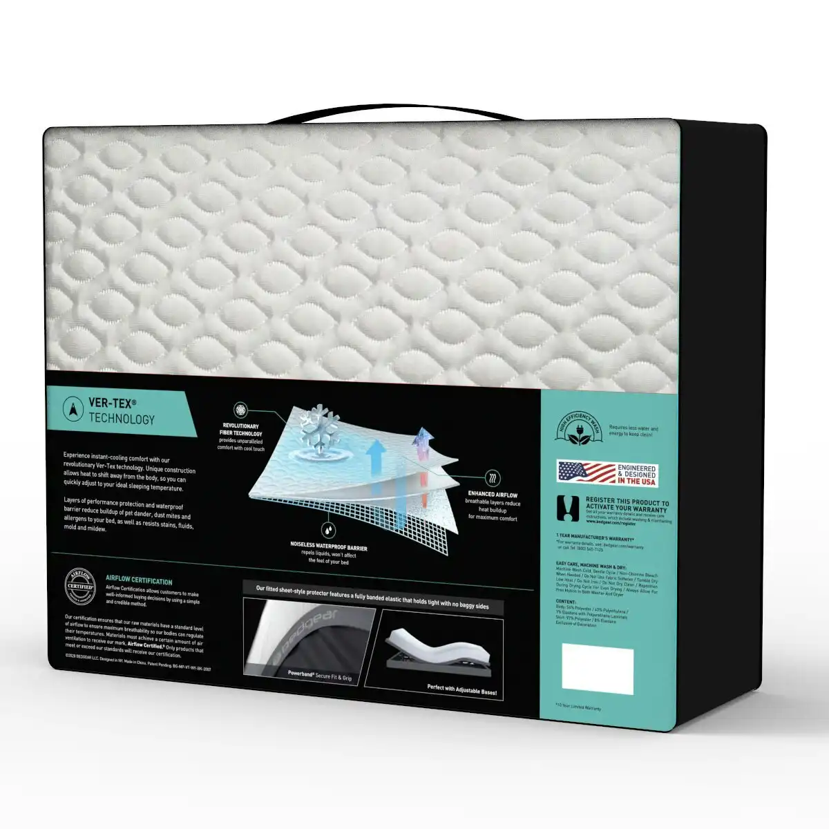 Bedgear 6.0 Ver-Tex Mattress Protector Queen