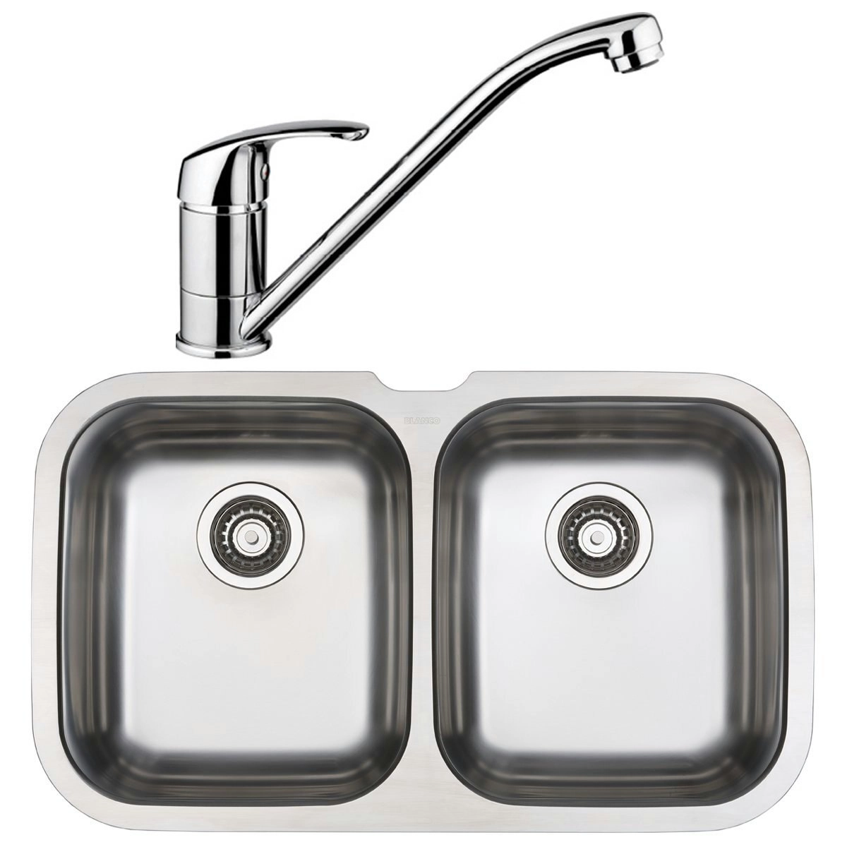 Blanco Double Bowl Undermount Sink and Tap