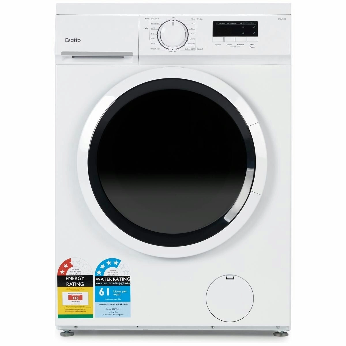 Esatto 6kg Front Load Washing Machine