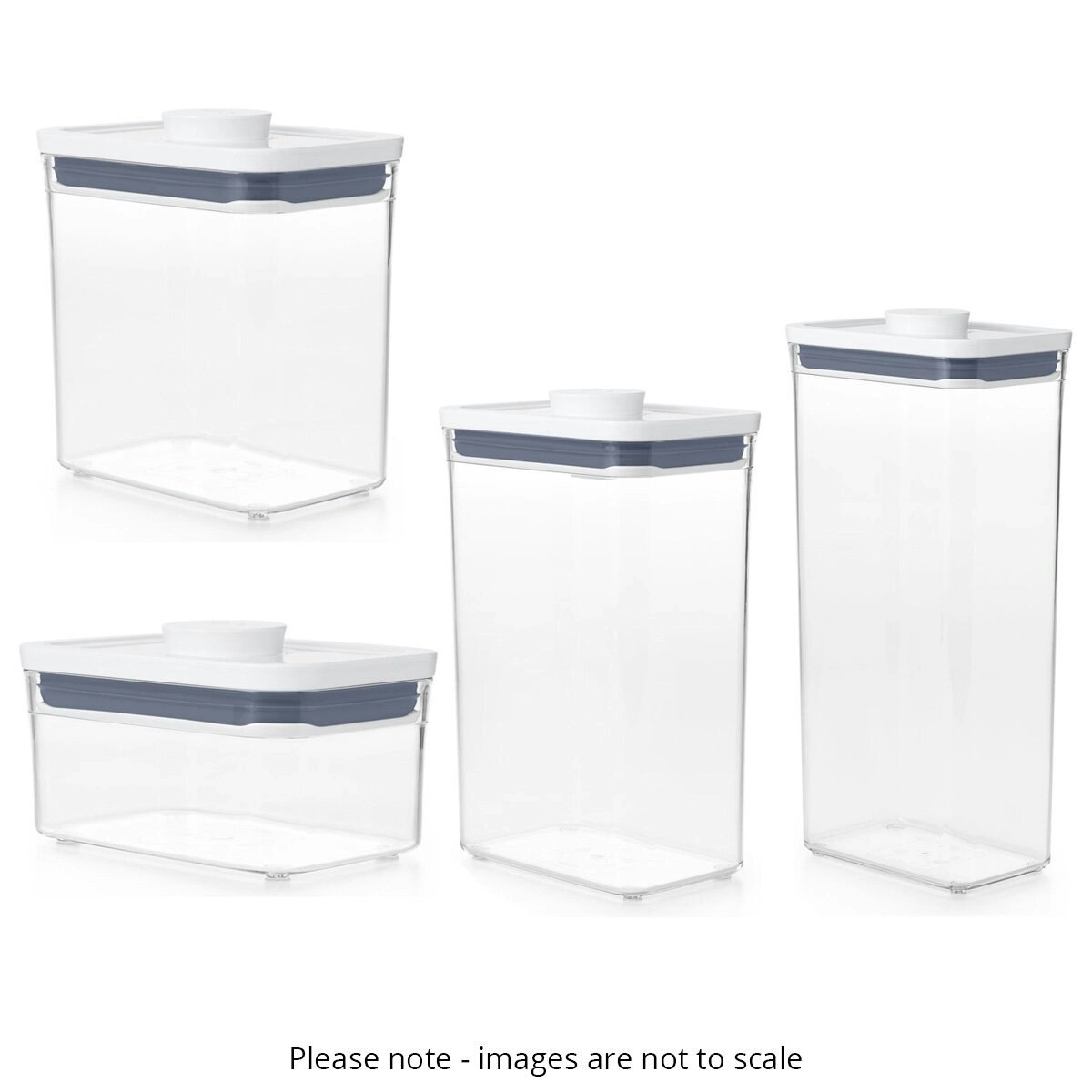 OXO POP Rectangular Containers Set