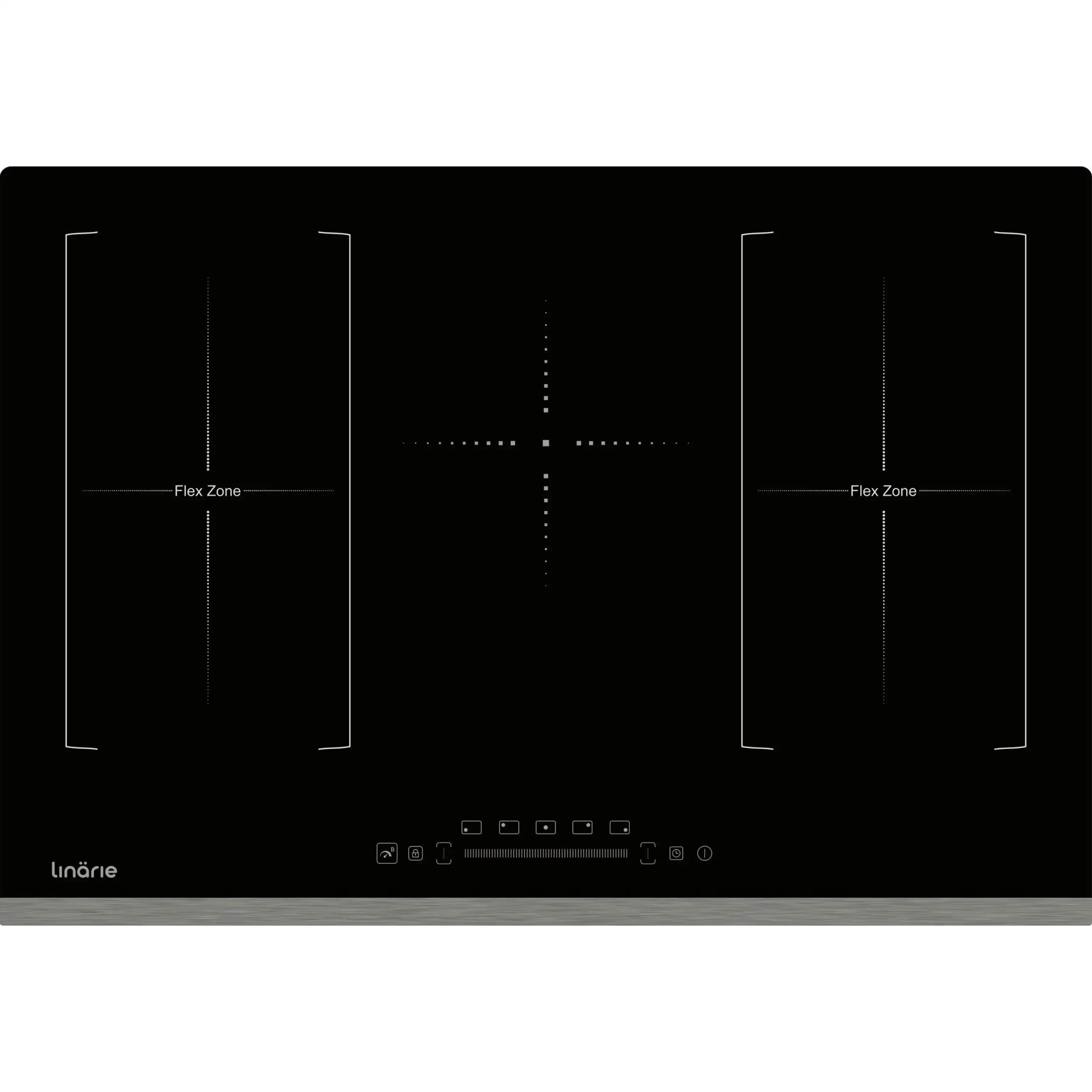 Linarie 77cm 4 Zone Induction Double Flex Zone Cooktop