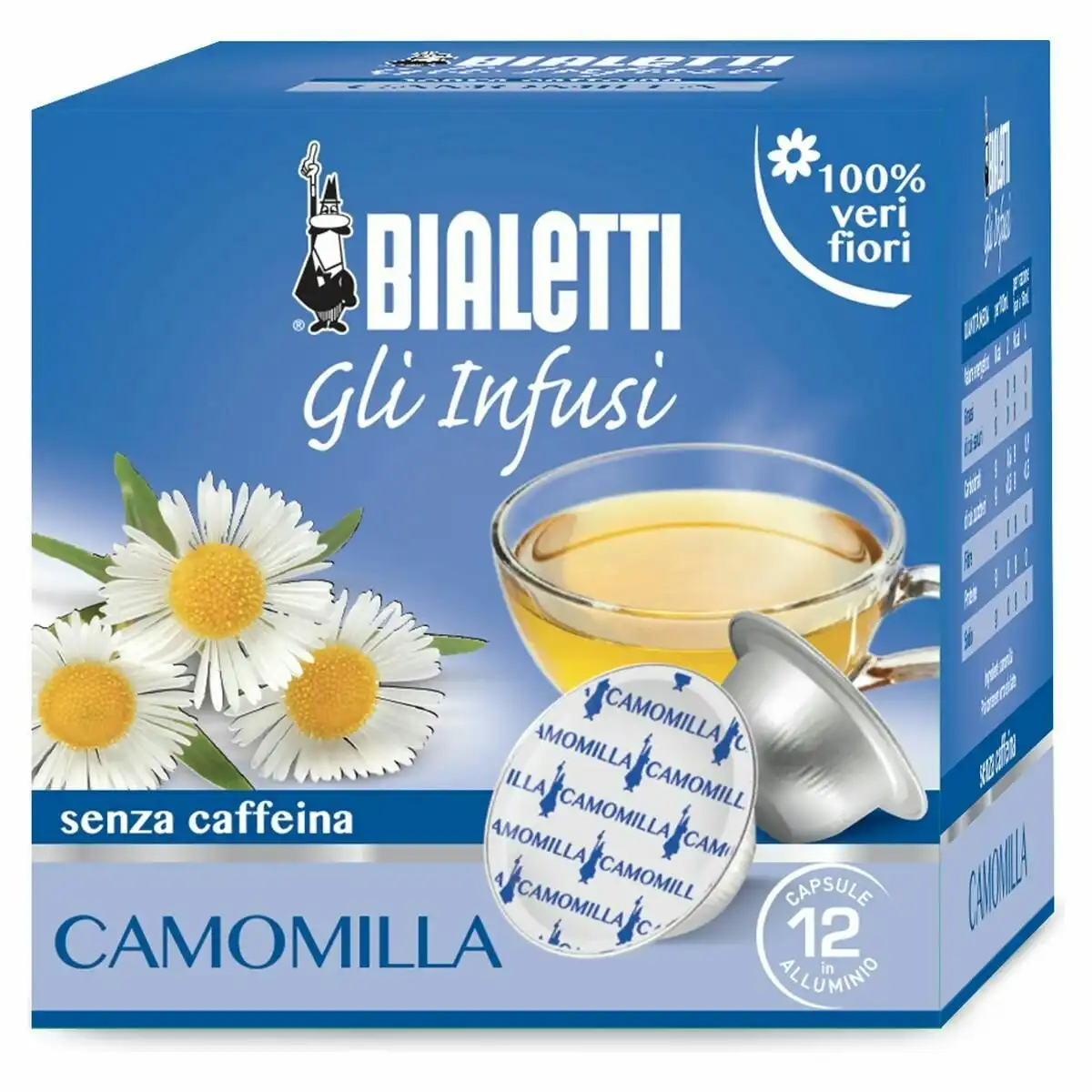 Bialetti Camomile Infusion Capsules - 96 Capsules