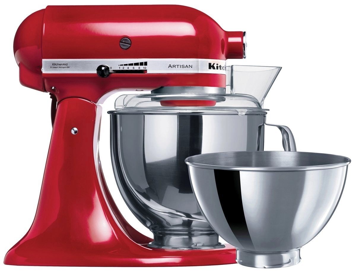 KitchenAid KSM160 Artisan Stand Mixer Empire Red 5KSM160PSAER -