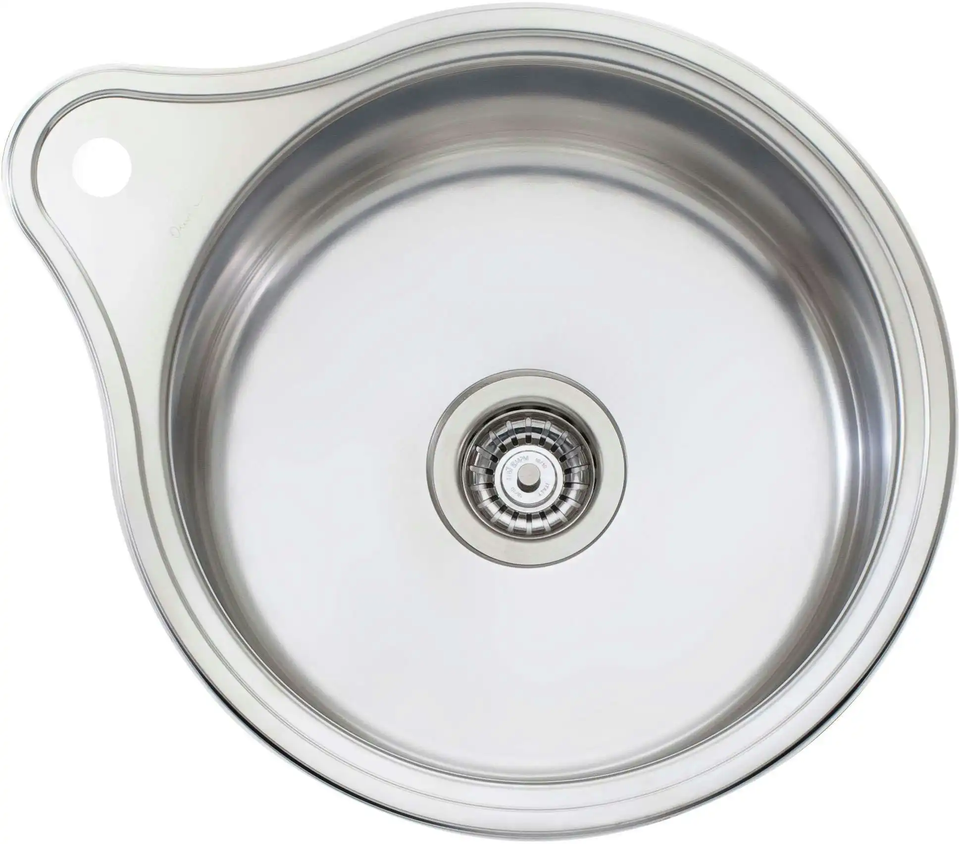 Oliveri Solitaire Round Bowl Inset Sink With Tap Landing LR515