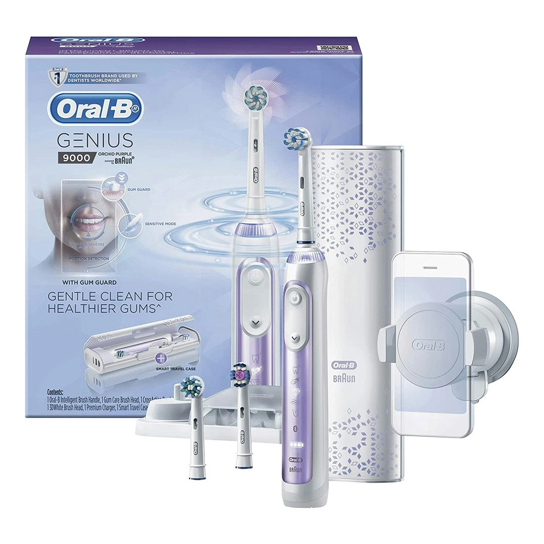 Oral-B Genius 9000 Electric Toothbrush - Orchid Purple