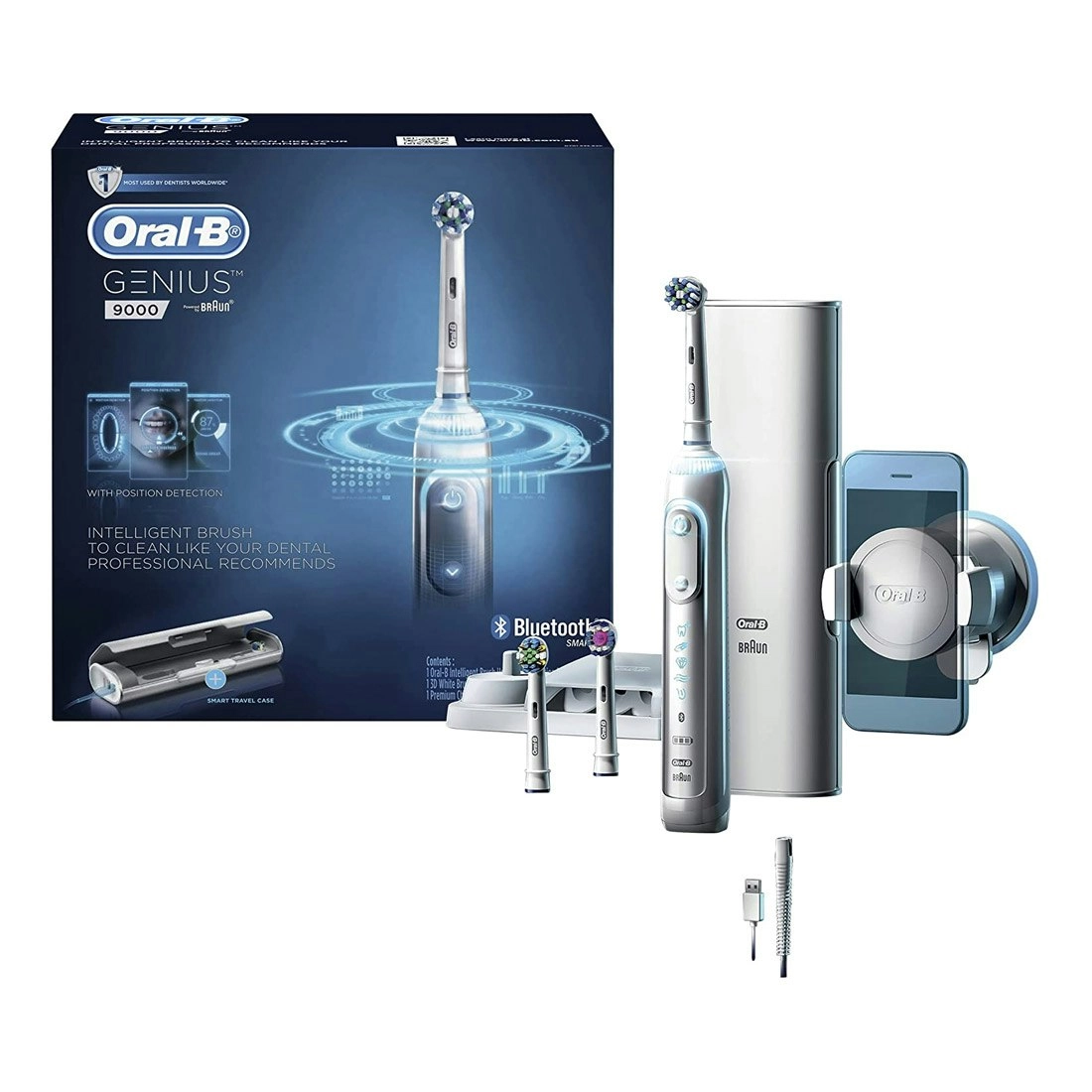 Oral-B Genius 9000 Electric Toothbrush - White