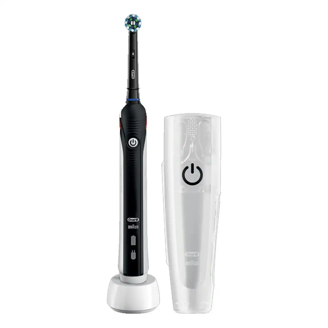 Oral-B Pro 2 2000 Electric Toothbrush w/ Travel Case - Midnight Black