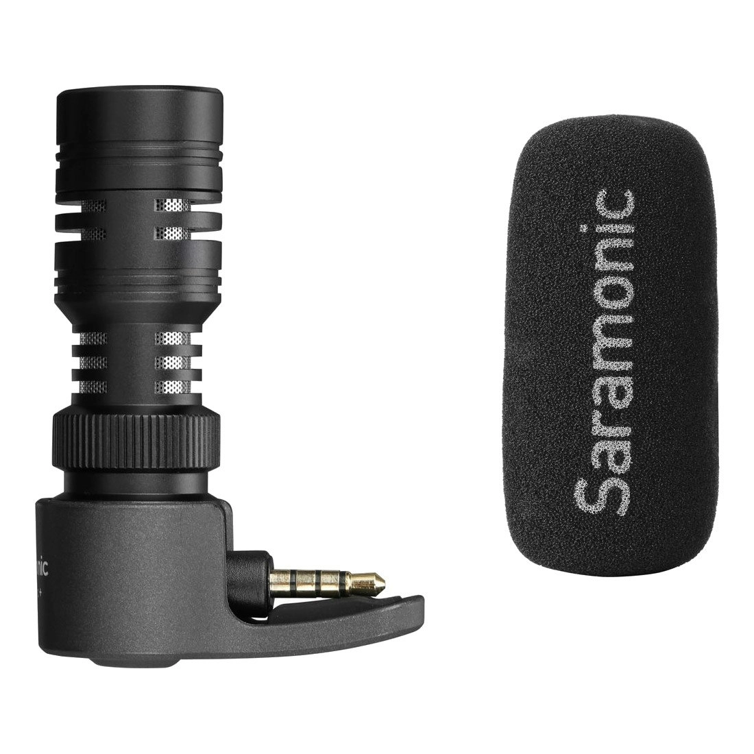 Saramonic SmartMic+ Compact Directional Microphone with 3.5mm TRRS Plug for Mobile Devices