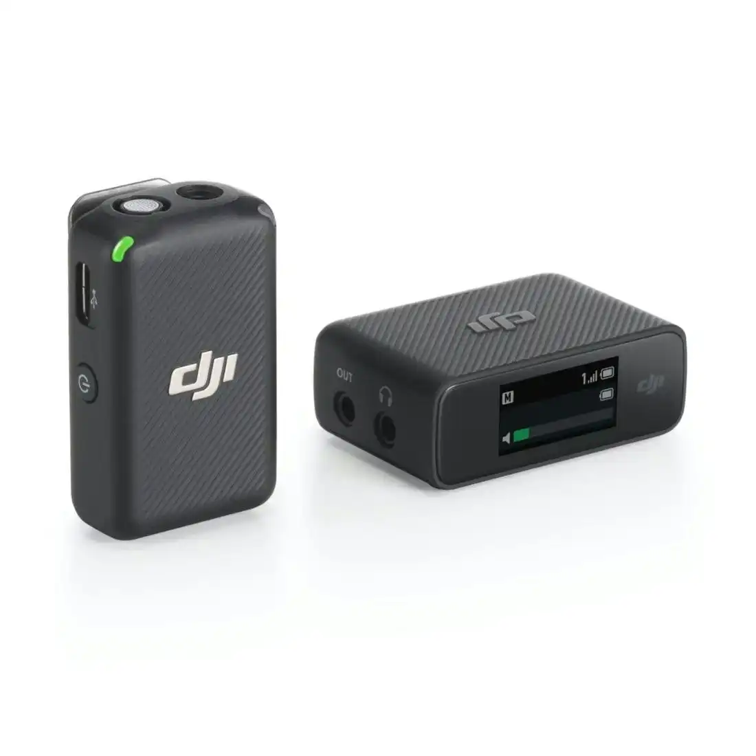 Dji Mic (1 Transmitter + 1 Receiver) Wireless Microphone (For Android, iPhone, PC, Camera)