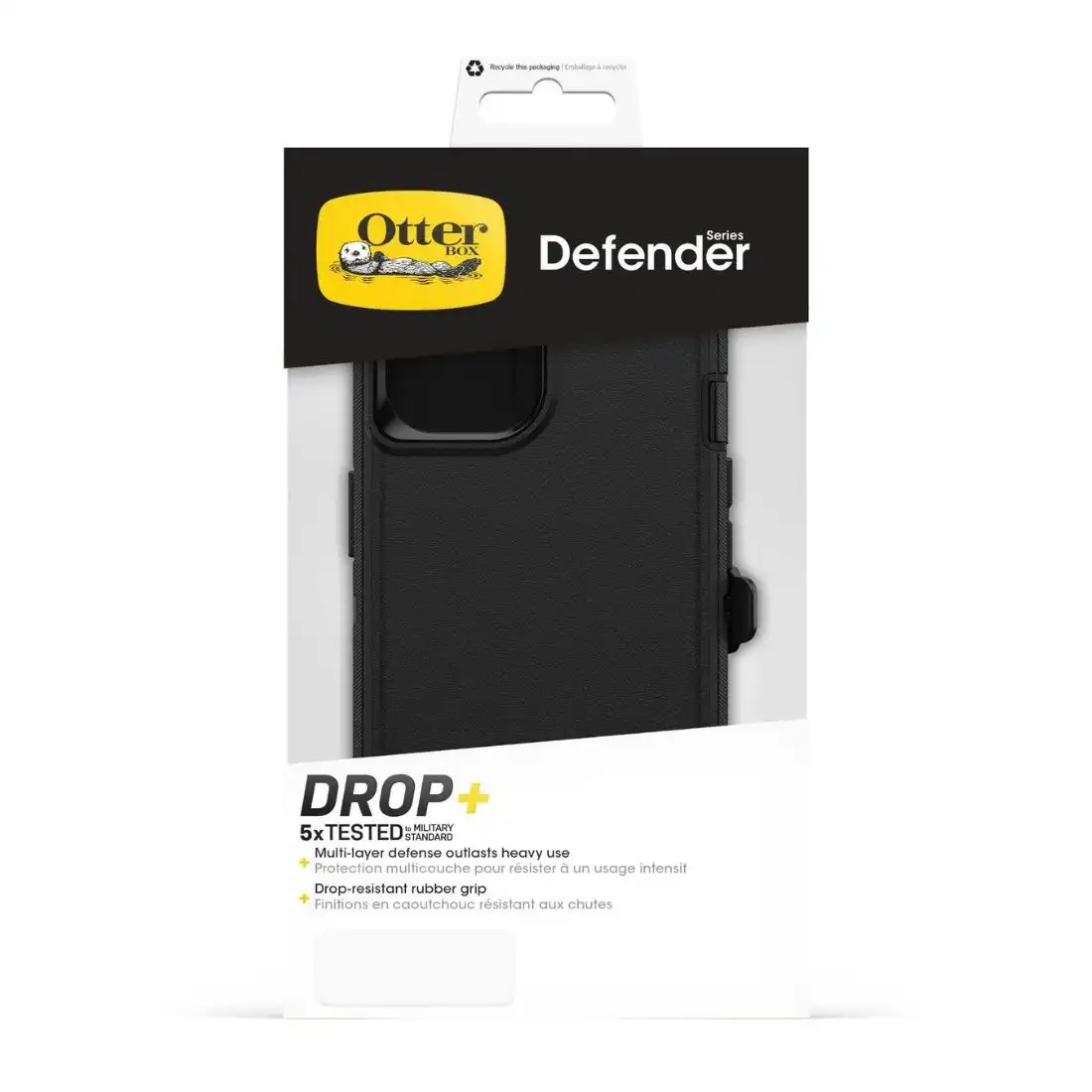 Otterbox Defender Case for iPhone 15 Plus 77-92542 - Black