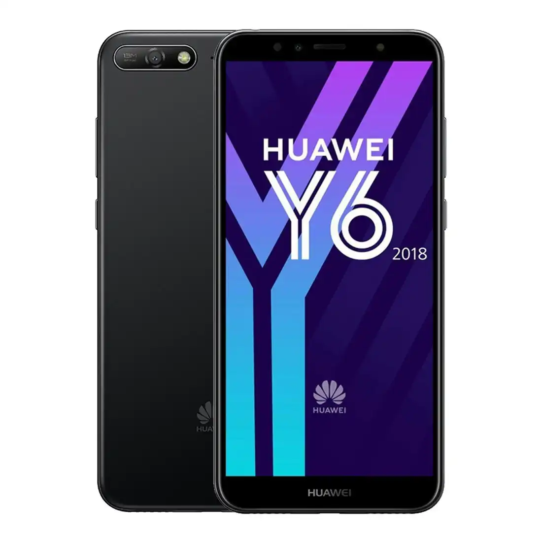 Huawei Y6 (16GB/2GB, Locked to Optus) Black [Refurbished] - Excellent