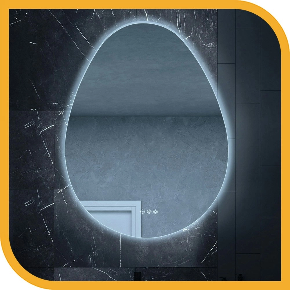 Simplus New LED Mirror Bathroom Makeup Wall Vanity Light Decor Anti-fog 72x95cm