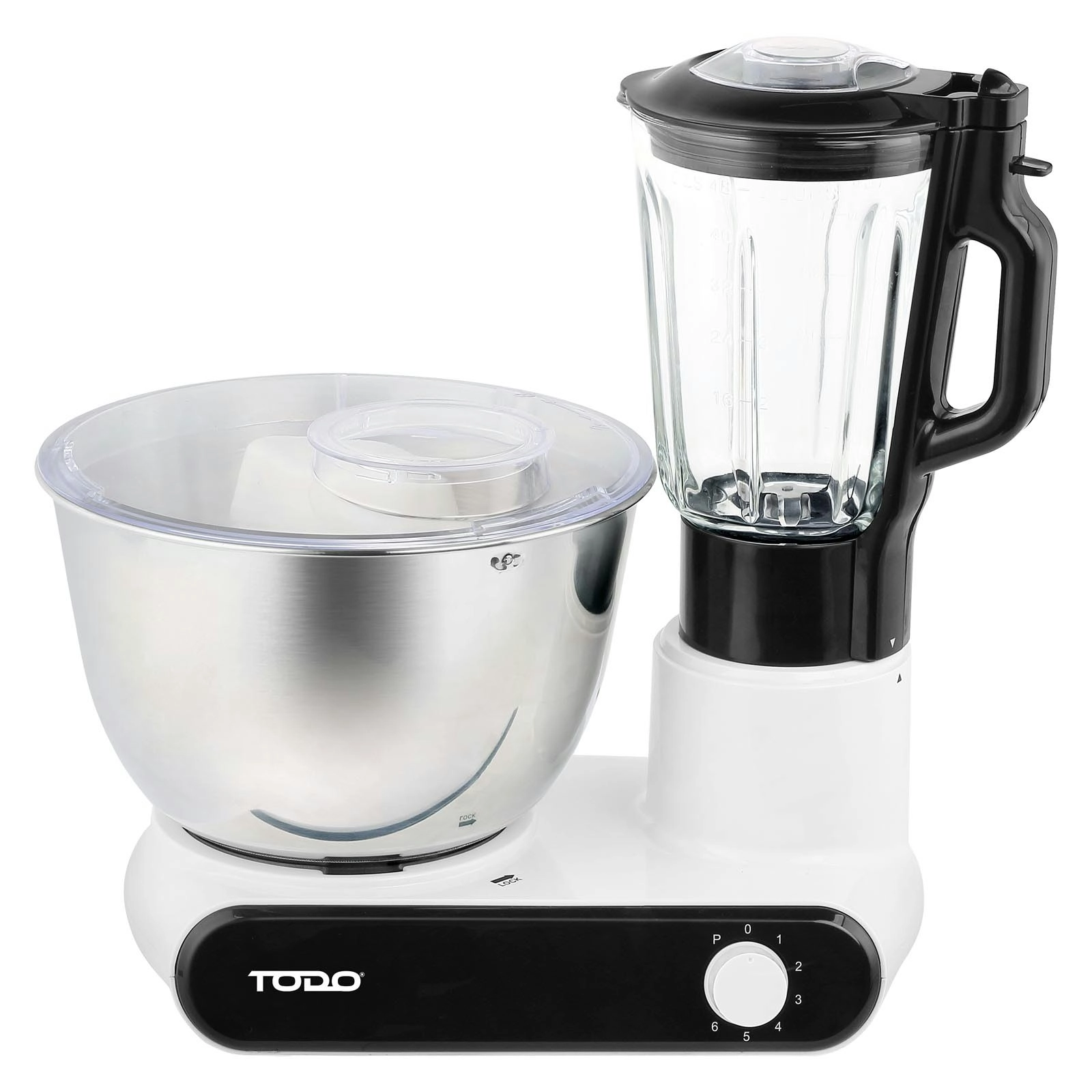 TODO Electric Stand Mixer 6L Stainless Steel Bowl Blender Attachment 7 Speed