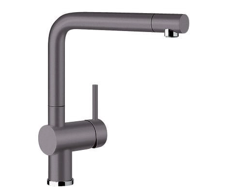 Blanco Rock Grey 140o Swivel Spout Pull Out Mixer Tap LINUSSG 521507