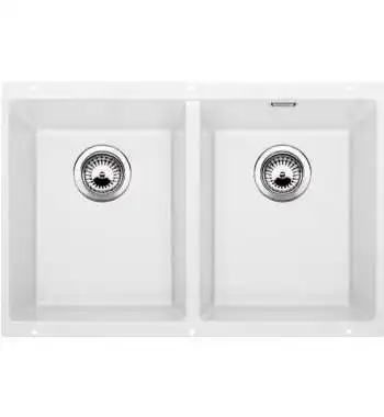 Blanco White Double Bowl Undermount Granite Sink SUB350350UWK5 526850