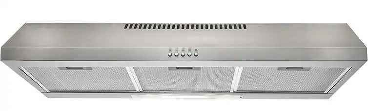 Euromaid 90cm Stainless Steel Fixed Rangehood R90FS