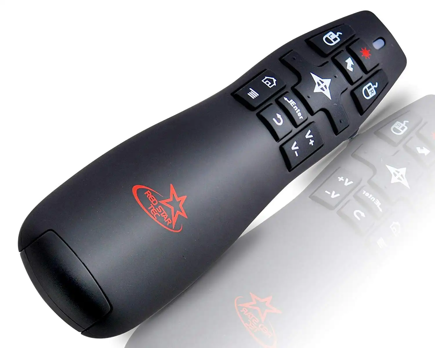 Red Star Tec Wireless Powerpoint Presentation Remote Clicker and Keynote Presenter with Wireless Mouse (PR-820)