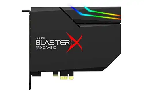 Creative Sound BlasterX AE-5 Plus SABRE32-class Hi-res 32-bit/384 kHz PCIe Gaming Sound Card and DAC with Dolby Digital and DTS, Xamp Discrete Headpho