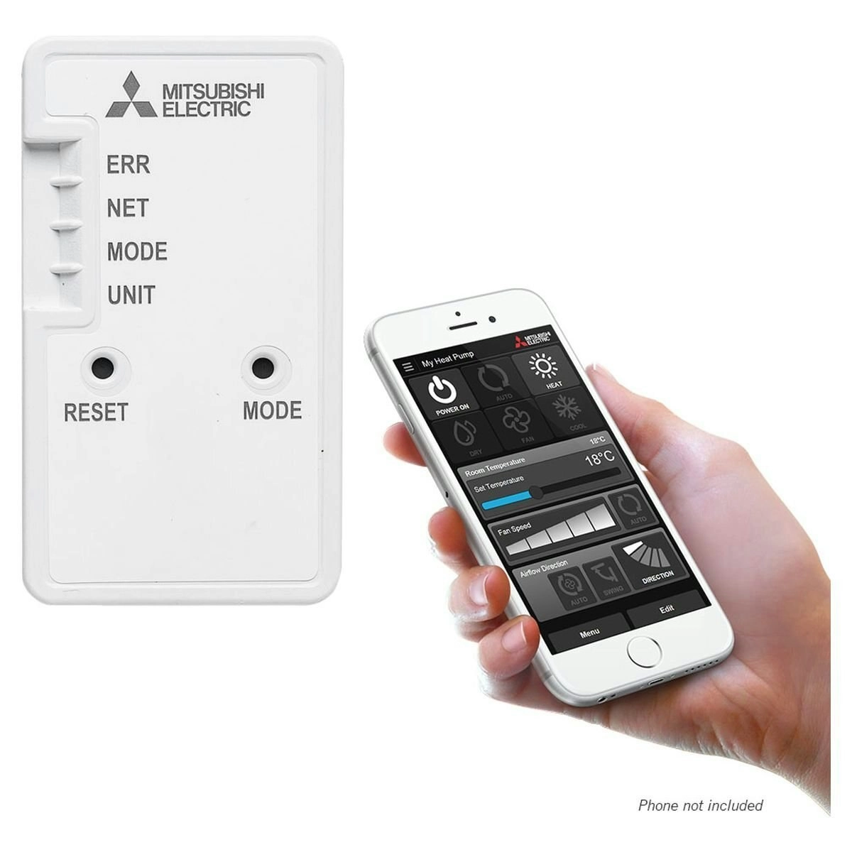 Mitsubishi Electric Wi-Fi Air Conditioner Interface