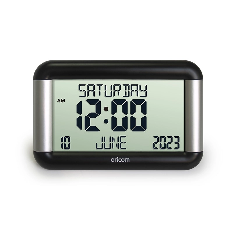 Oricom VISO8 Digital Clock with 7.5&Prime; LCD Display