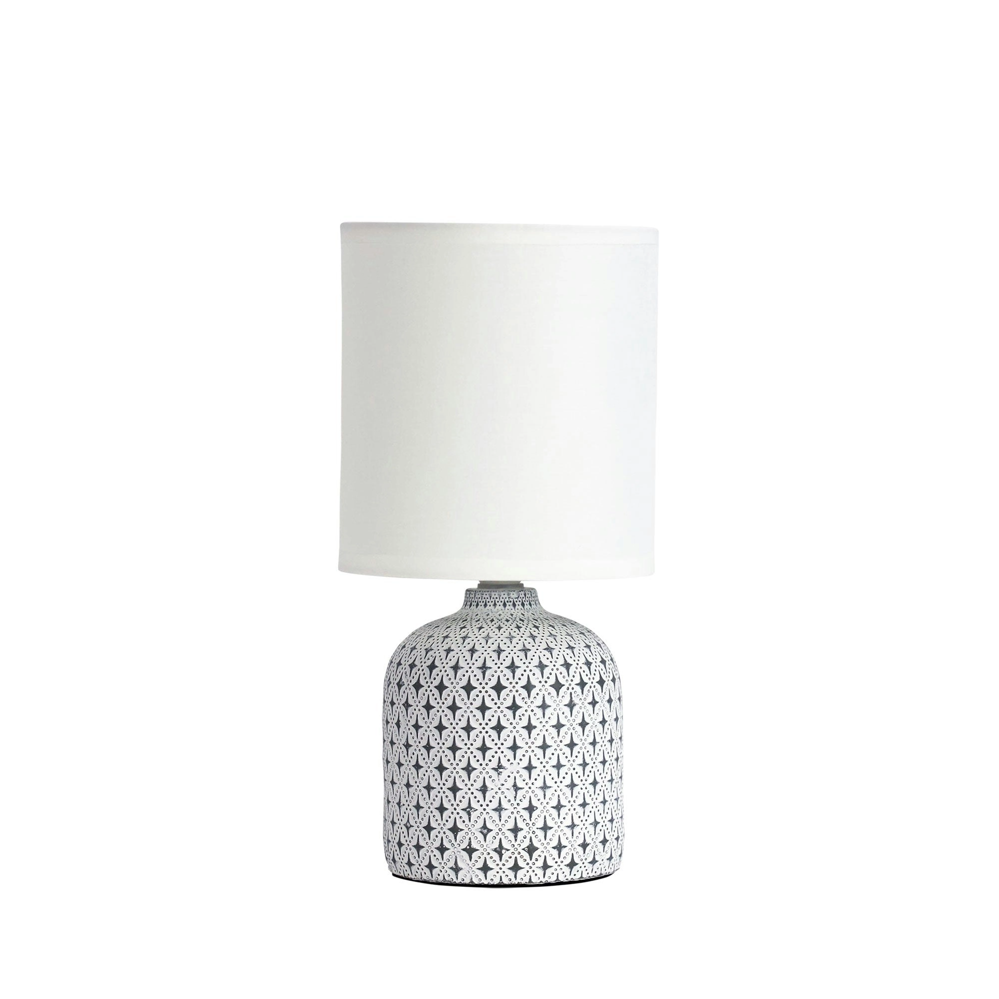 VERA White Ceramic Table Lamp