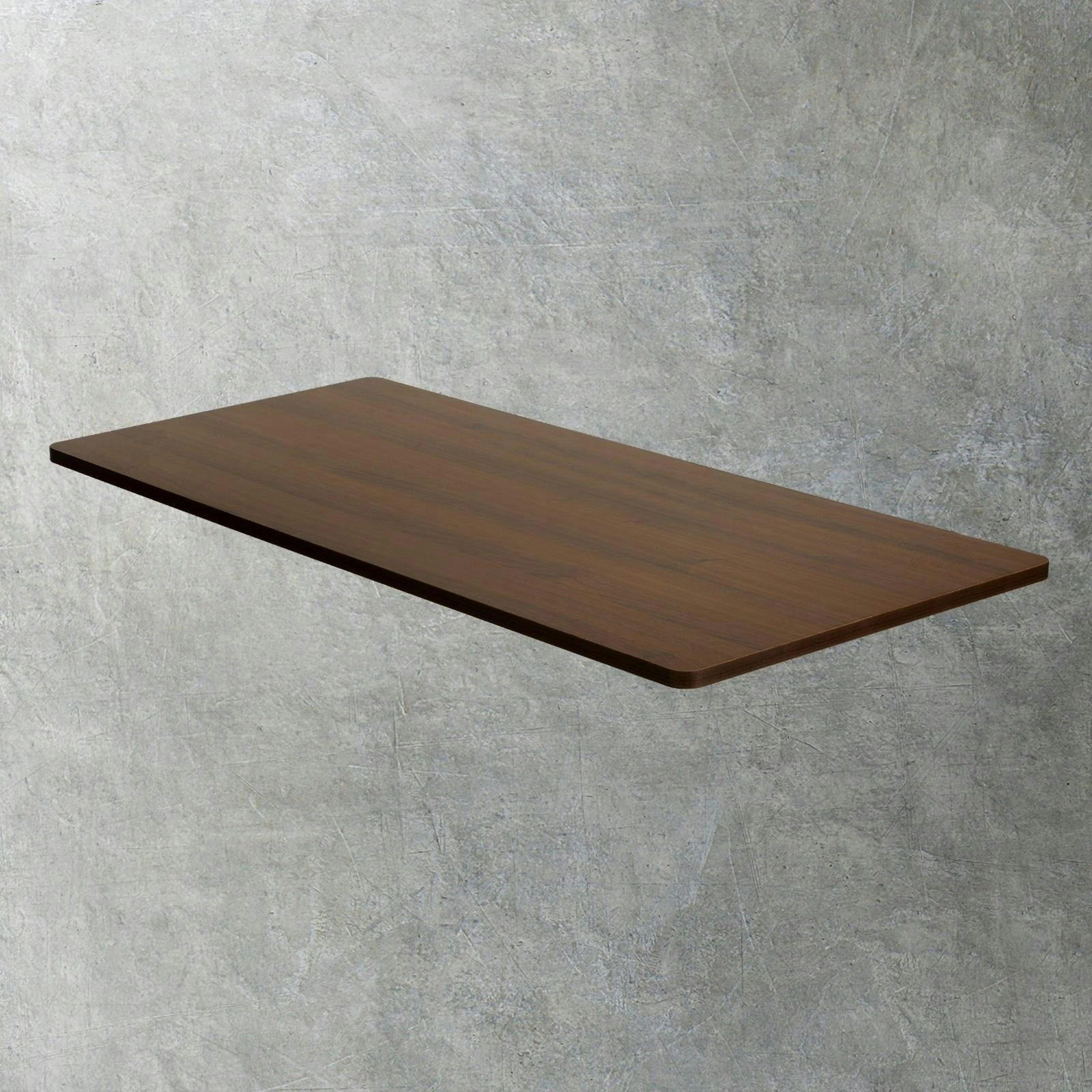 Oikiture 160cm Desk Top Electric Desk Board Computer Table Walnut